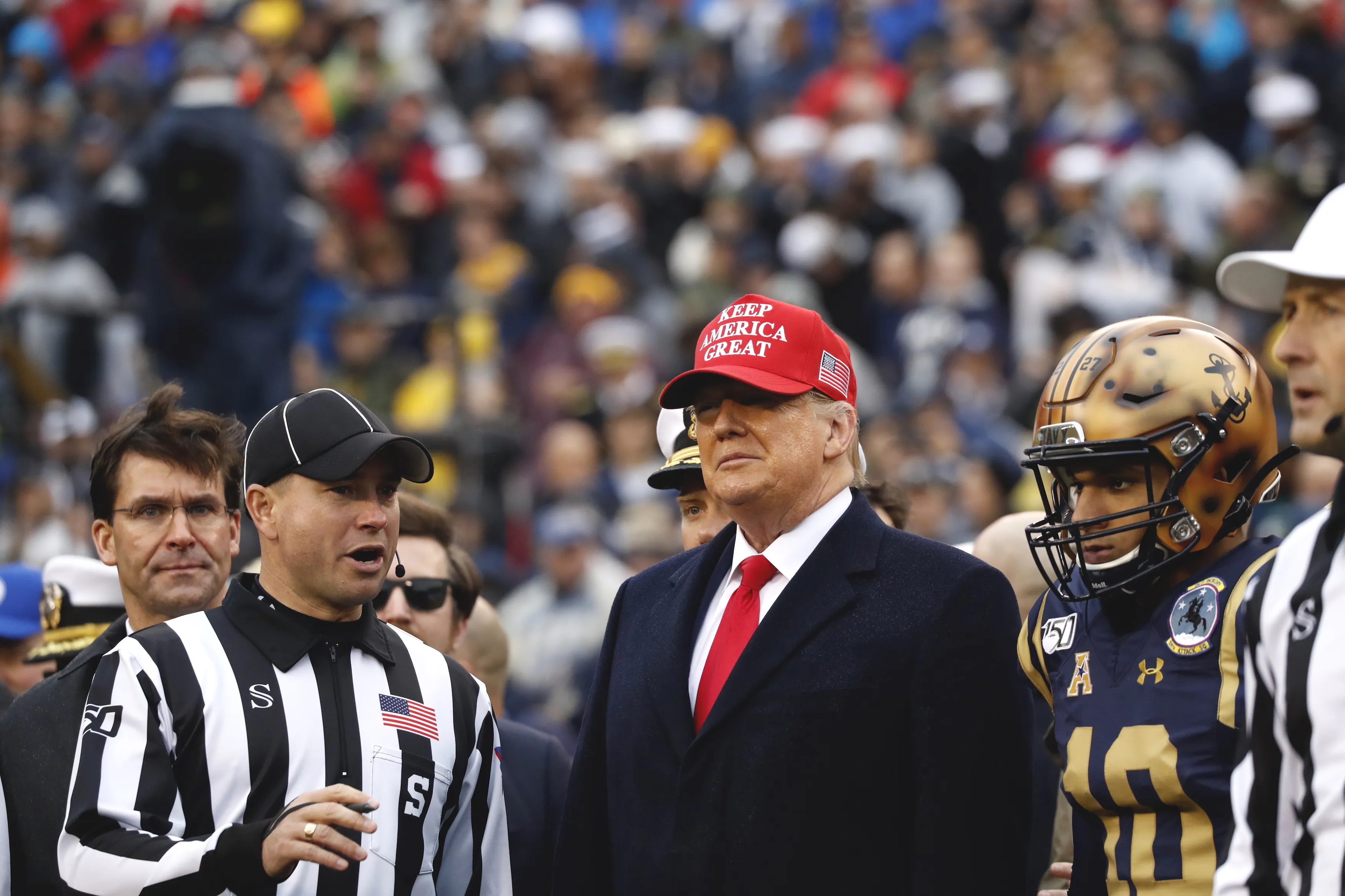 LIVE NOW: Trump Watches the Army-Navy Football Game