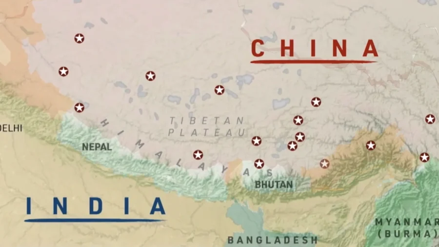 Satellite Images Reveal Chinese Dual-Use Military Airports in Tibet