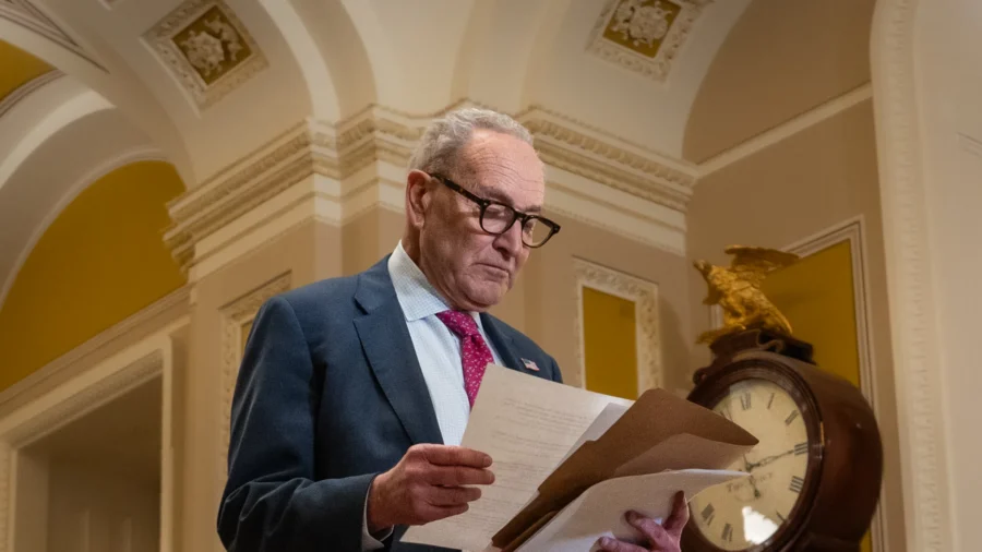 Schumer and Senate Democrats Hold Post-Vote Press Conference