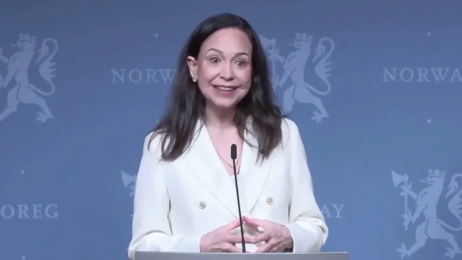Nobel Peace Prize Winner Machado Vows Return to Venezuela