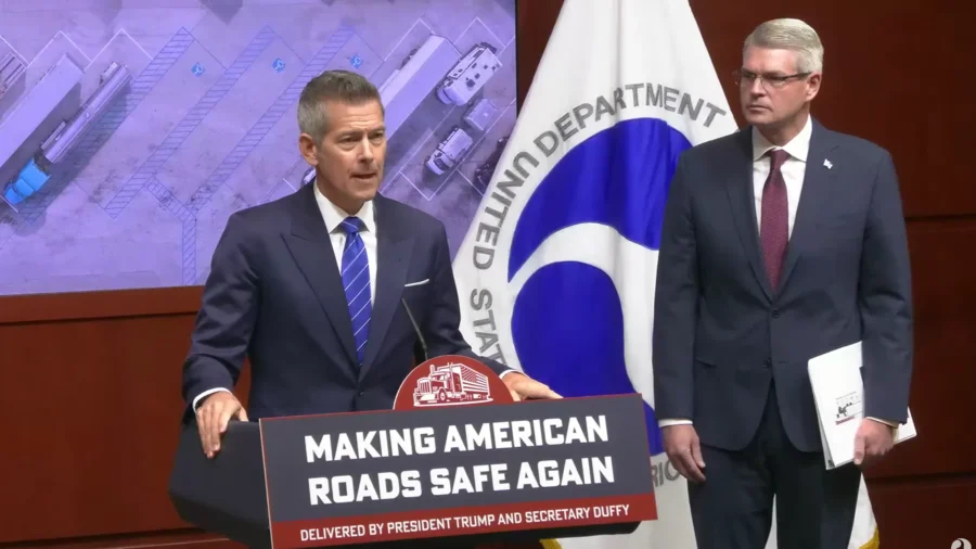Duffy Holds Press Conference on New York's Non-Domiciled CDL Practices
