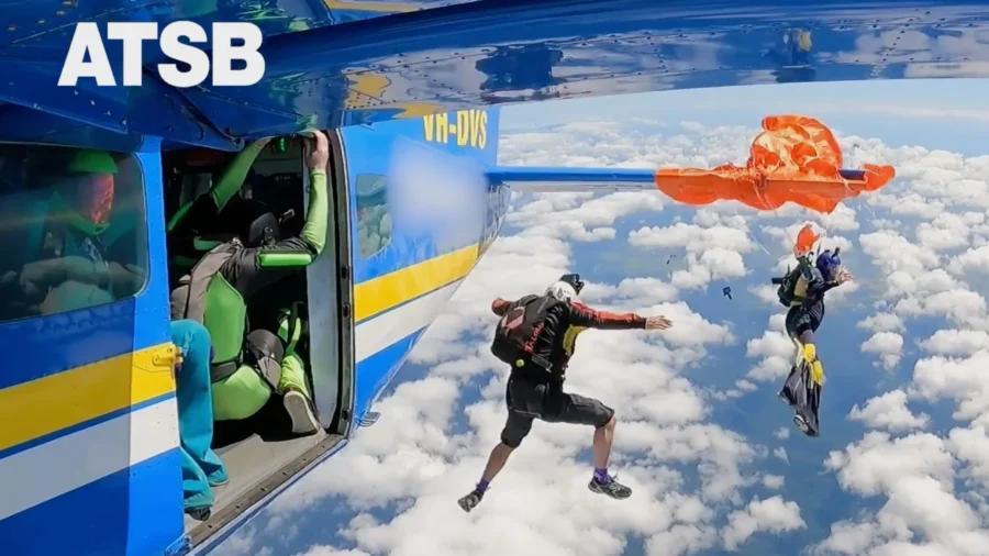 Skydiver Dangles at 15,000 Feet After Parachute Catches on Plane's Tail