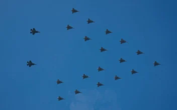 Jets Perform Flyover in Christmas Tree Formation