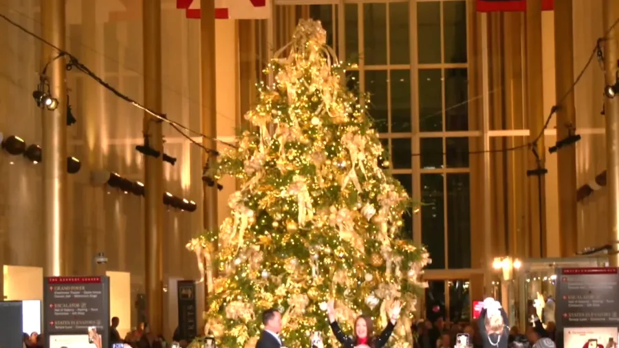 Kennedy Center Hosts 1st Official Christmas Tree Lighting Ceremony