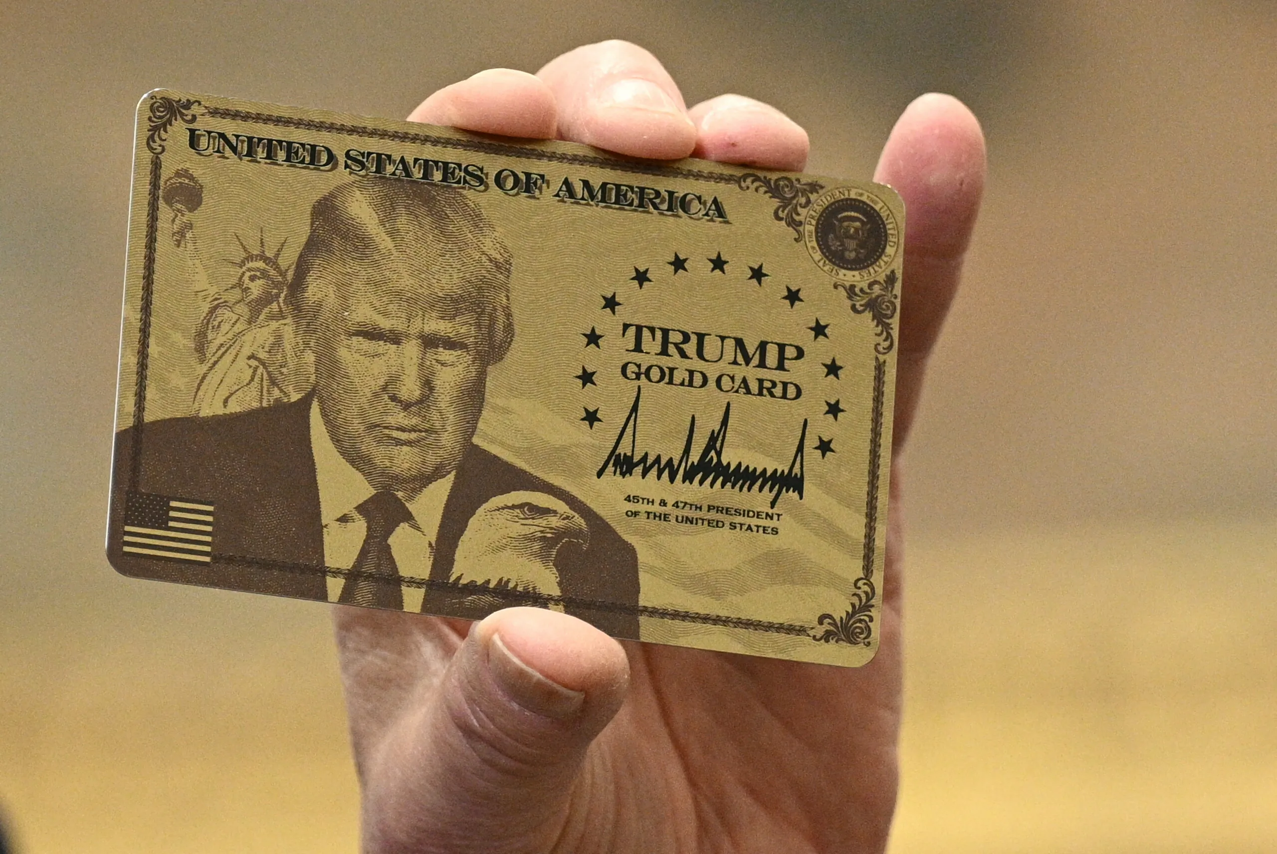 Trump Announces $1.3 Billion in Sales of 'Gold Card' Visas Since