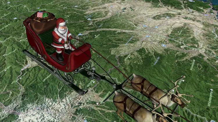 North American Aerospace Defense Tracks Santa Claus