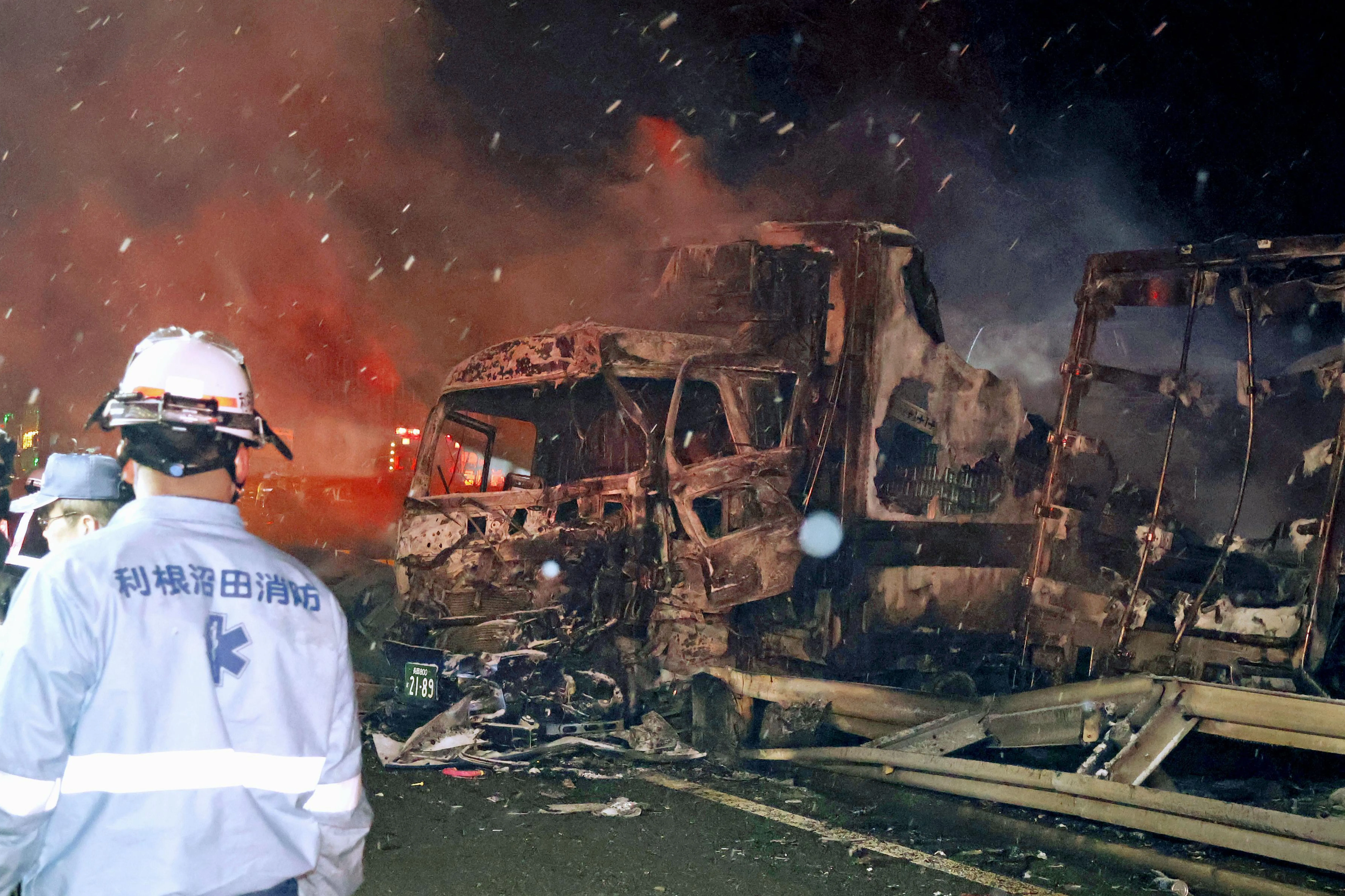 Massive Crash on Highway in Japan Kills 1, Injures 26 as Holiday