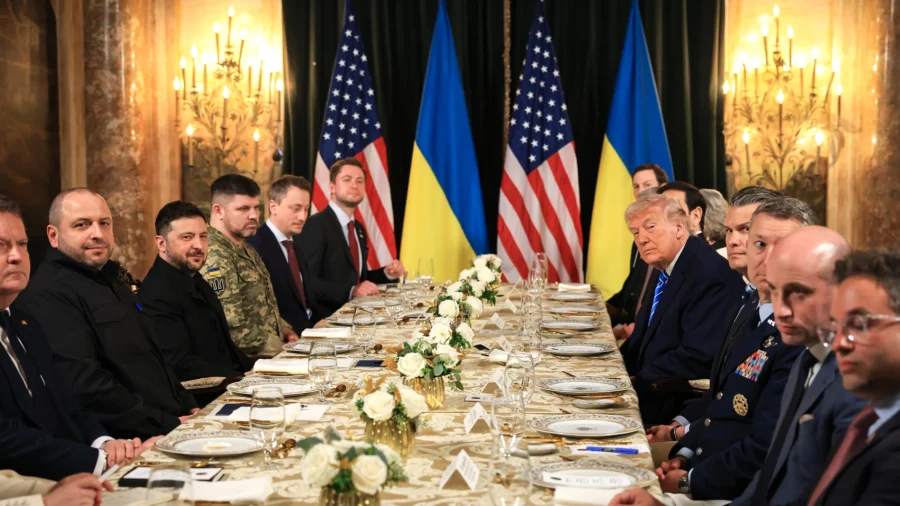 Trump Asks Press if They're Hungry During Zelenskyy Meeting, Offers Lunch