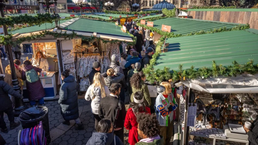 Union Square Holiday Market Brings Seasonal Cheer to NYC
