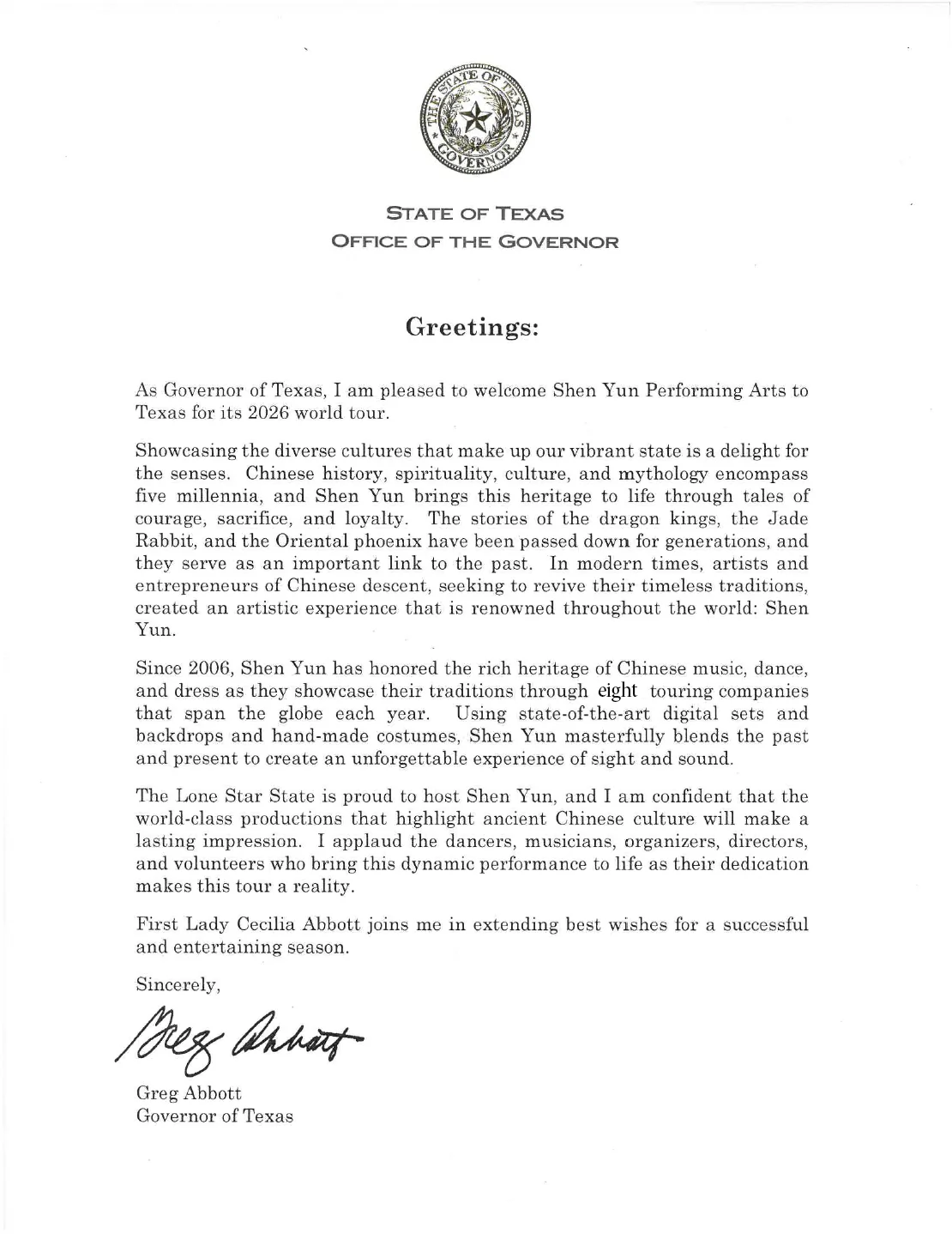 (Courtesy of Texas Gov. Greg Abbott)