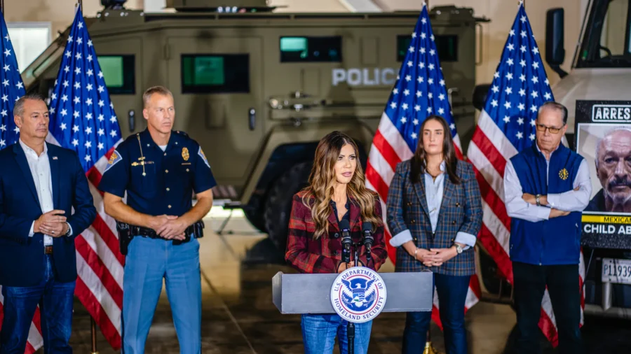 Homeland Security Secretary Holds Press Conference in Minneapolis