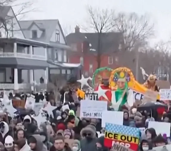 NTD Report Thousands Rally in Minneapolis Over Deadly ICE Shooting