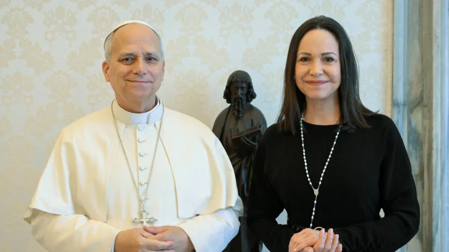 Pope Leo Meets Venezuelan Opposition Leader Machado at Vatican