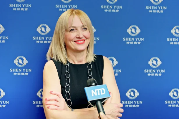 Monika Leśniewska attended Shen Yun’s final performance in Białystok, Poland, on Jan. 7, 2026. (NTD)