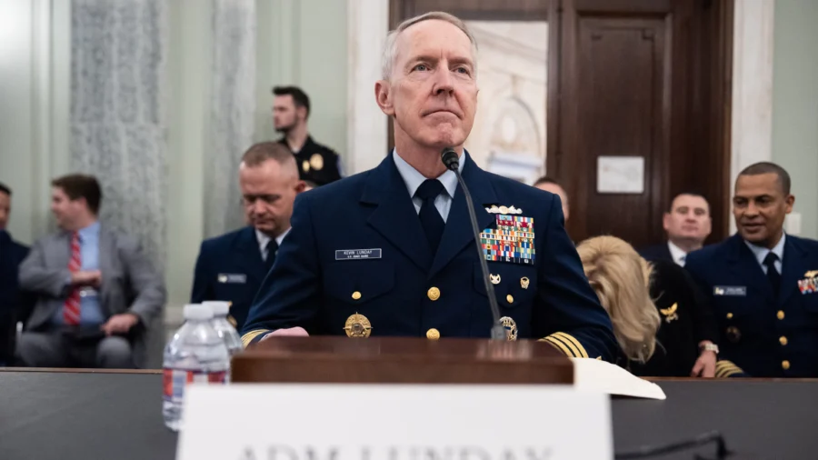 Adm. Kevin E. Lunday Assumes Command of US Coast Guard