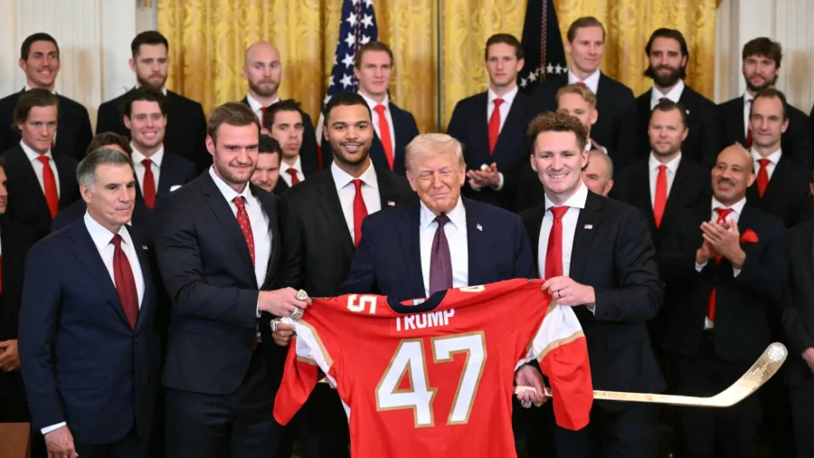 Trump Welcomes Stanley Cup Champs the Florida Panthers to the White House