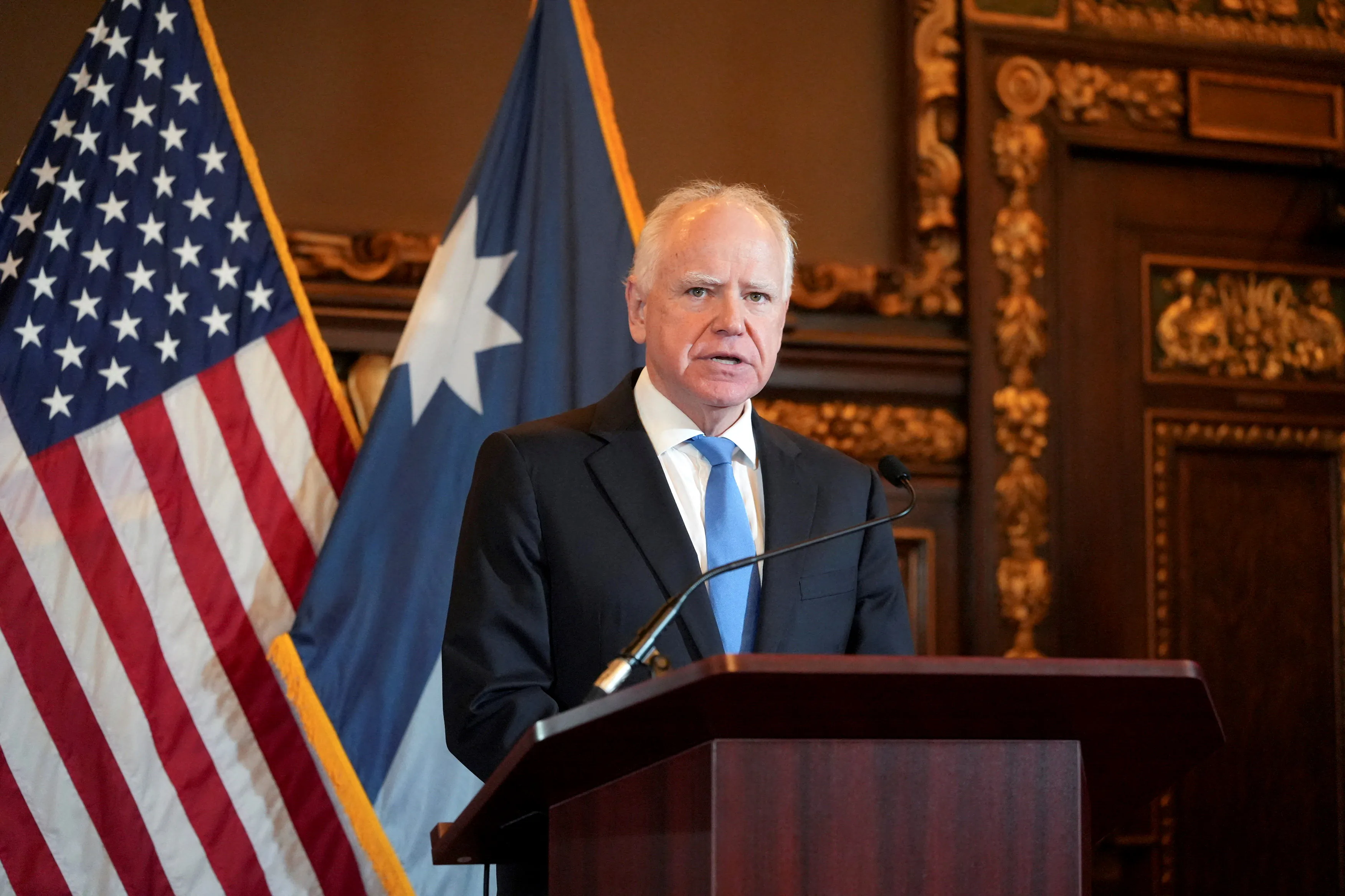 Walz Responds to Reports of Federal Probe for Allegedly Obstructing Law