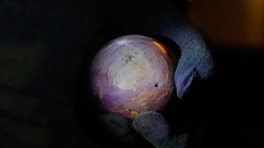 Sri Lanka Unveils a Rare Purple Star Sapphire Claimed to Be the Biggest of Its Kind