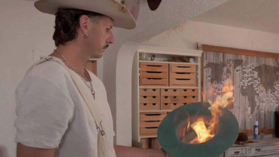 Spanish Hatmaker Turns Accessories Into Fire Shows