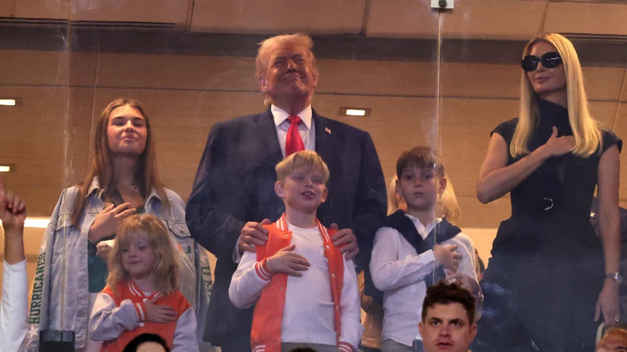 Trump Attends College Football Playoff National Championship Game