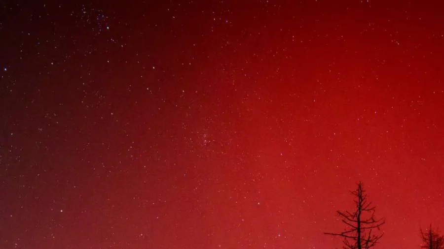 Aurora Borealis Lights Up Northwest England and Parts of Germany in Purple and Green