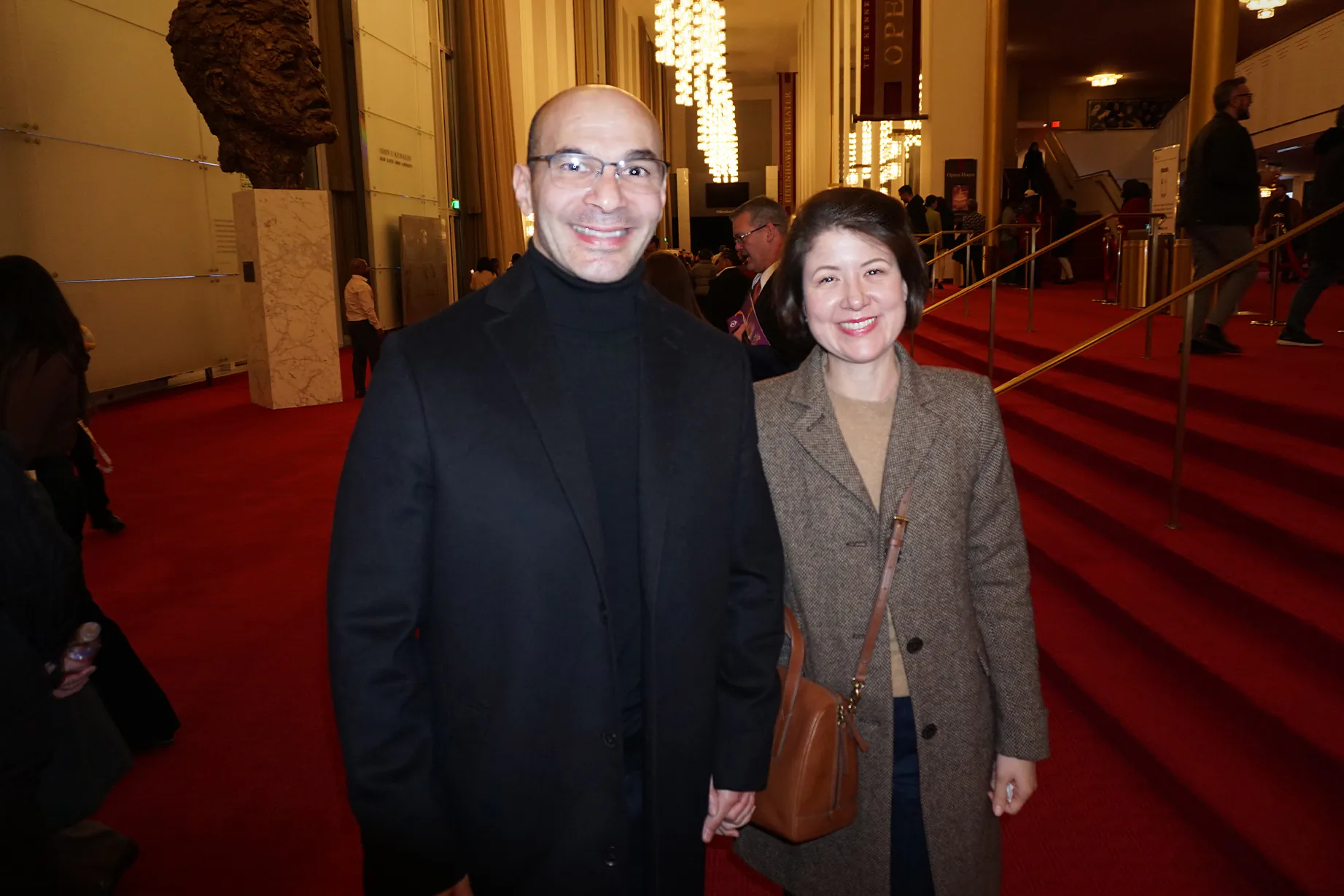 Glauco Candido attends Shen Yun at the John F. Kennedy Center Opera House on Jan. 17. (Weiyong/ The Epoch Times)