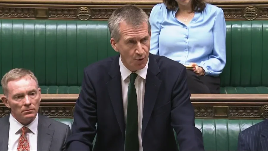British Security Minister Delivers Statement on China Embassy