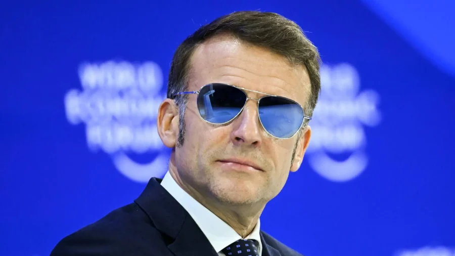 What's With Macron's Sunglasses? A Burst Blood Vessel, His Office Says