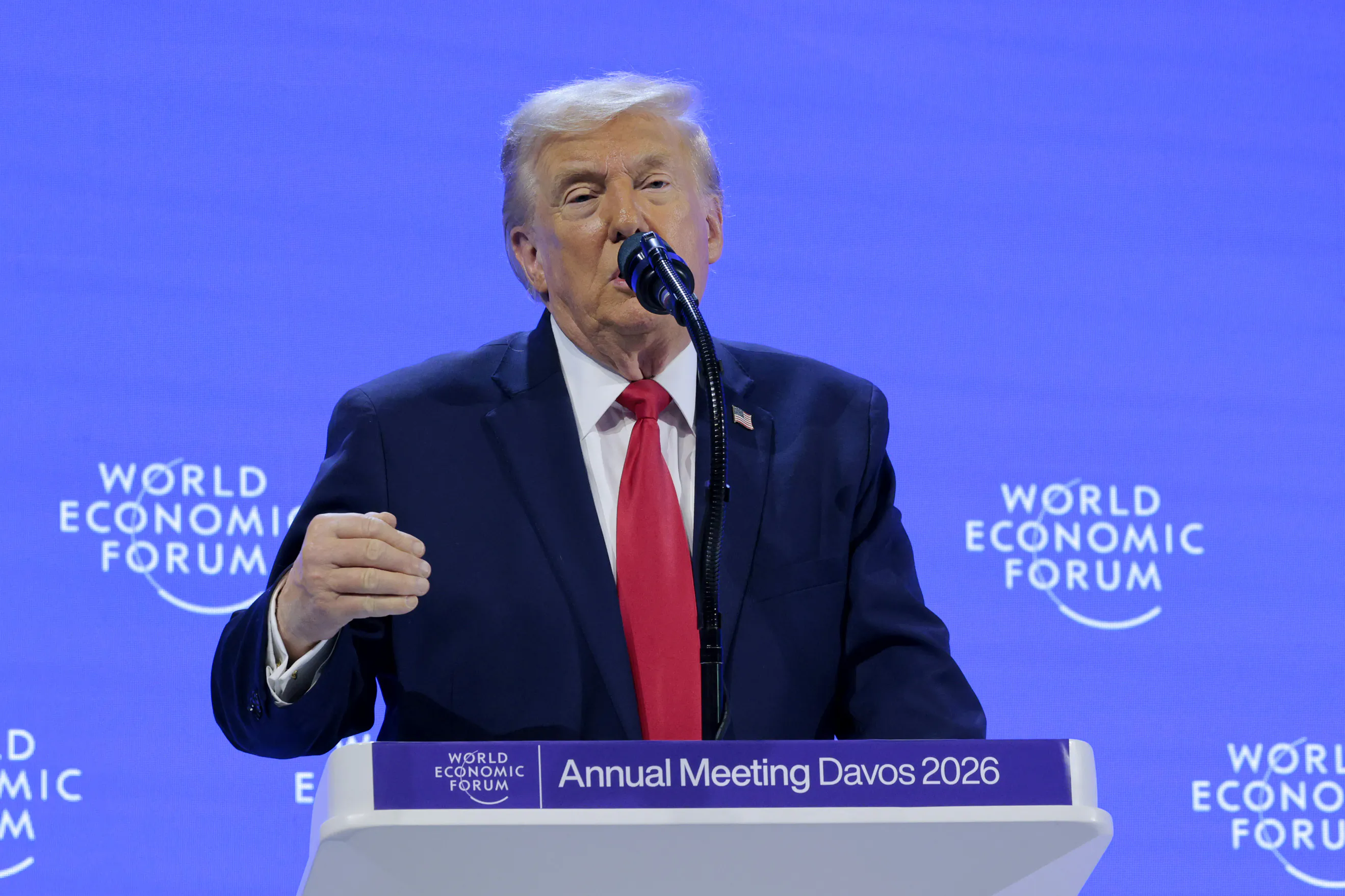 Trump Critiques China's Role at Davos