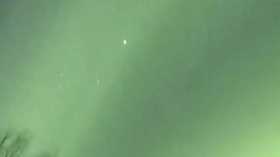 Timelapse Video of Aurora Lighting up Night Sky in Alaska