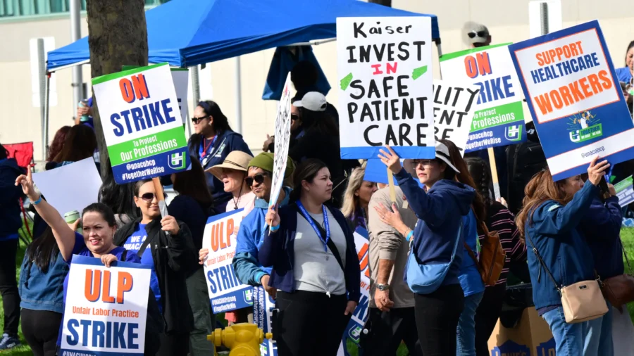More Than 30,000 Kaiser Permanente Health Care Workers Go On Strike