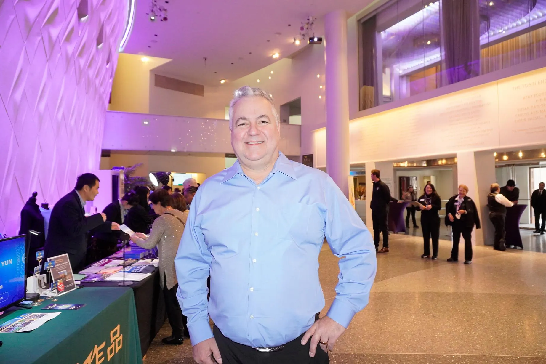 Forrest Wilson attends Shen Yun Performing Arts at the Tobin Center in San Antonio, Texas, on Jan. 25, 2026. (Nancy Ma/The Epoch Times)