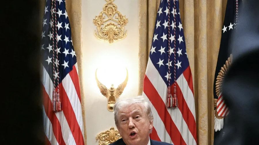 Trump Says He Wasn't Sleeping During Meeting