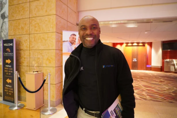 Richard Hicks at the Shen Yun Performing Arts performance at Cobb Energy Performing Arts Centre on Jan. 29, 2026. (Sherry Dong/The Epoch Times)