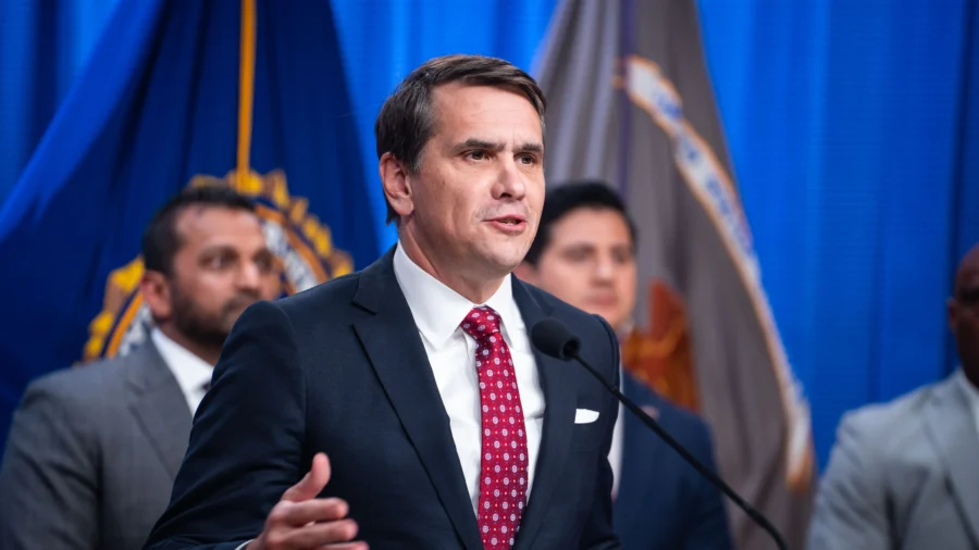 US Deputy Attorney General Blanche Holds a Press Conference
