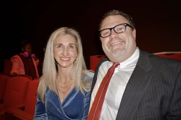 John Cameron King and Rachel King enjoying Shen Yun at the Cobb Energy Performing Arts Centre in Atlanta on Jan. 30, 2026. (Sherry Dong/The Epoch Times)