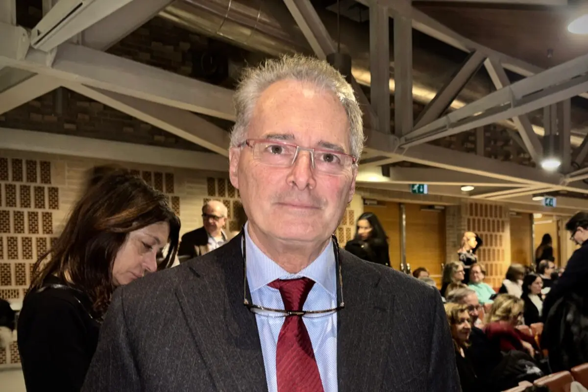 On the evening of Feb. 3, 2026, writer and military expert Gregorio Giungi attended the second show of Shen Yun New York Company at the Teatro delle Muse in Ancona, Italy. (Alessandro Starnoni/The Epoch Times)