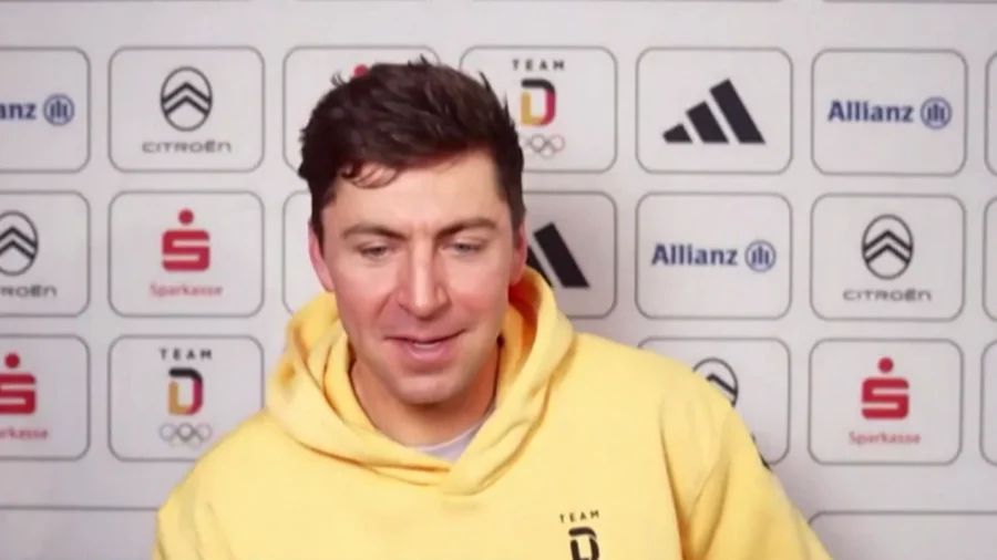 German Biathlete’s Bronze Medal Breaks Amid Celebrations