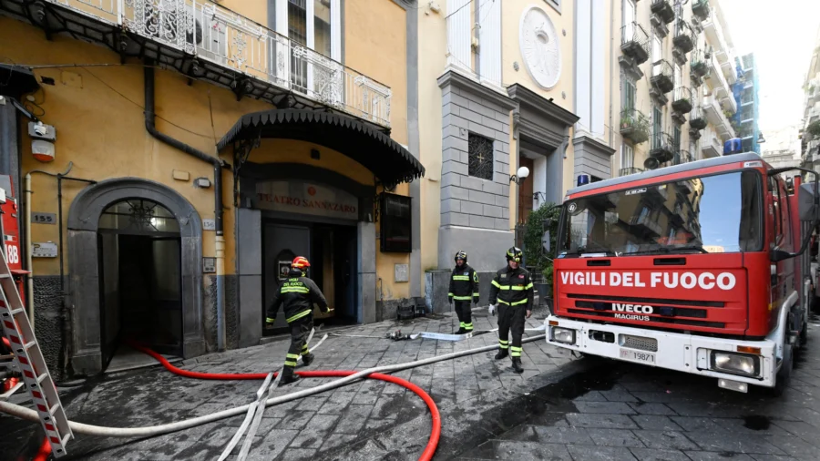 Historic Italian Theater Devastated by Fire