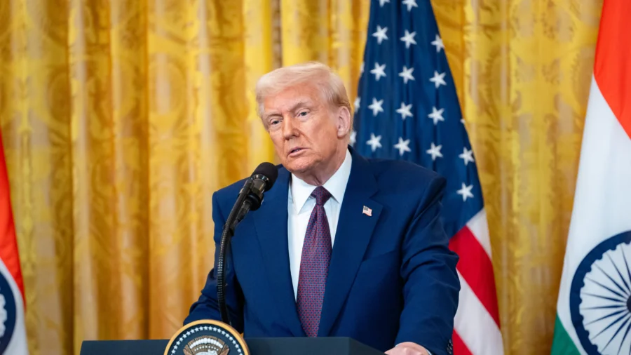 Trump Participates in Black History Month Reception