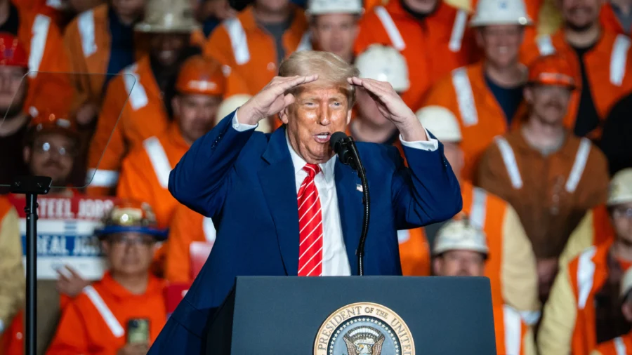 Trump Visits Coosa Steel Corporation in Georgia