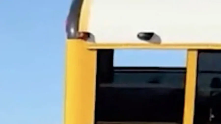 Sports Car Crashes Into Florida School Bus