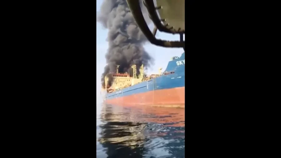 US-Sanctioned Oil Tanker Attacked Off Coast of Oman