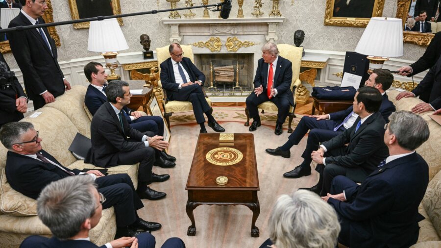 Trump Meets With Chancellor of Germany Merz (Mar. 3)