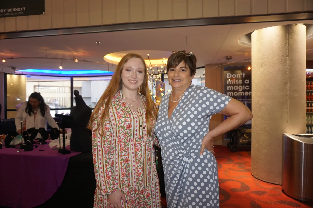 Gina Bruncati and Allison Smith at the Shen Yun Performing Arts performance at BJCC Concert Hall on March 1, 2026. (Yeawen Hung)