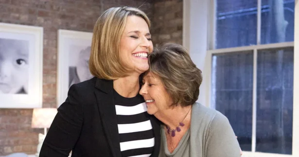 Nancy Guthrie, the 84-year-old mother of U.S. journalist and television host Savannah Guthrie, embraces Savannah in an undated photograph. (Courtesy NBC/Today/Handout via Reuters)