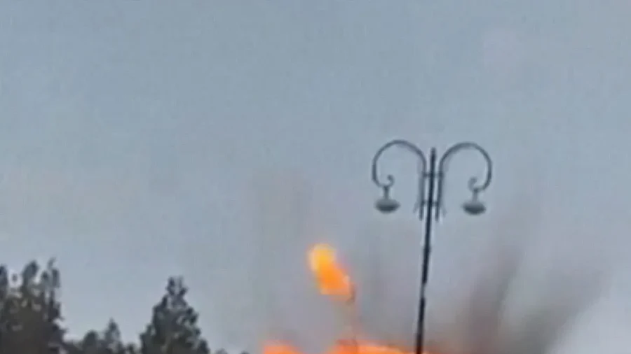 Drones Impact Near Airport and School in Azerbaijan