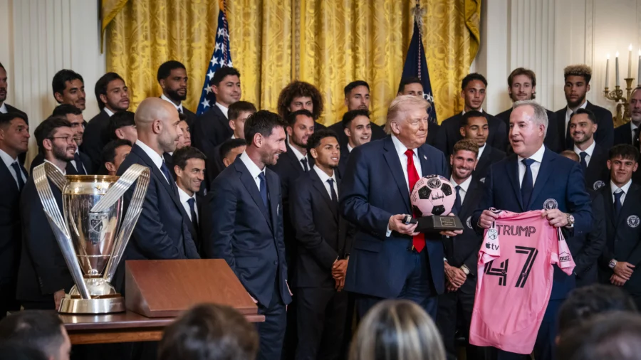 Trump Hosts 2025 Major League Soccer Champions, Inter Miami CF, at White House