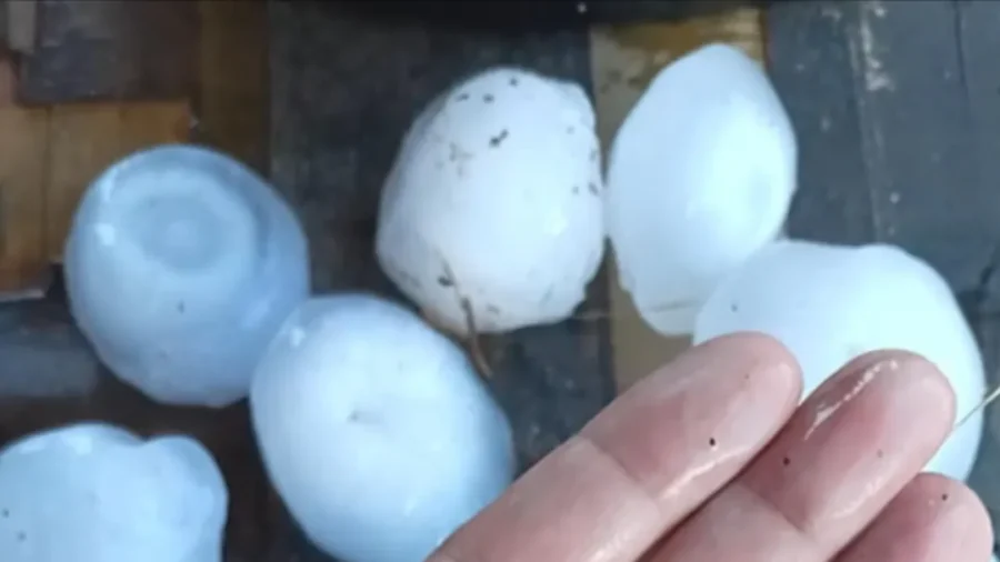 Large Hail Hits Texas Hill Country and Bradley, Illinois