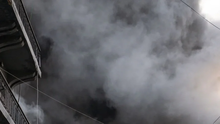 Israeli Airstrikes Hit Building in Central Beirut